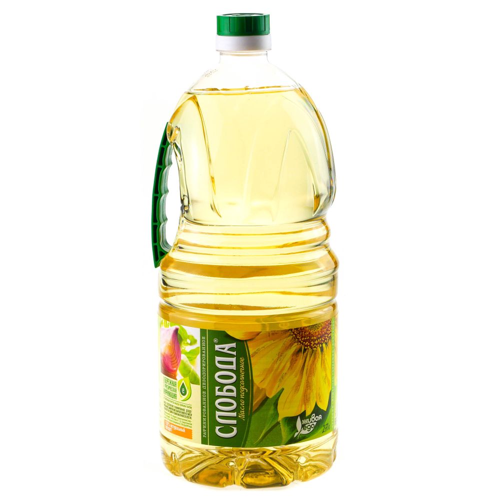 Масло подсолнечное "Слобода" 2.7л*6