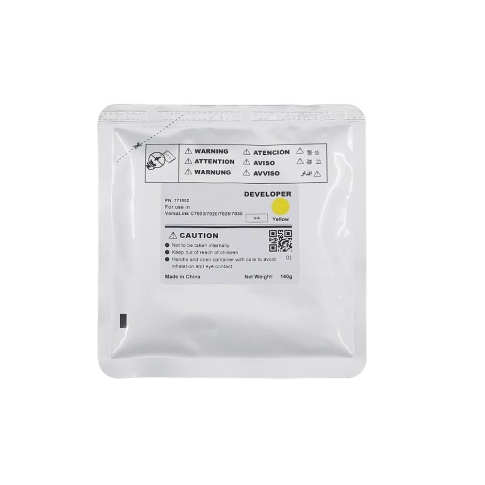 Девелопер для XEROX VersaLink C7000/C7020/C7025/7C030 (CET) Yellow, 140г, 400000 стр., CET171052 Девелопер для XEROX VersaLink C7000/C7020/C7025/7C030 (CET) Yellow, 140г, 400000 стр., CET171052
