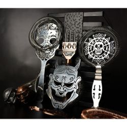 Стрейнер барный нерж. d 10 см Skull B'Guys P.L.- Barbossa