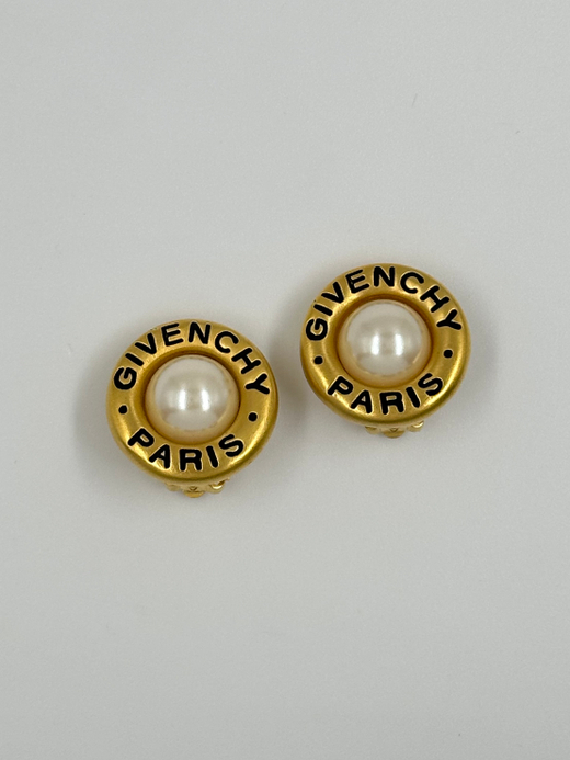 Клипсы с «жемчугом» Givenchy