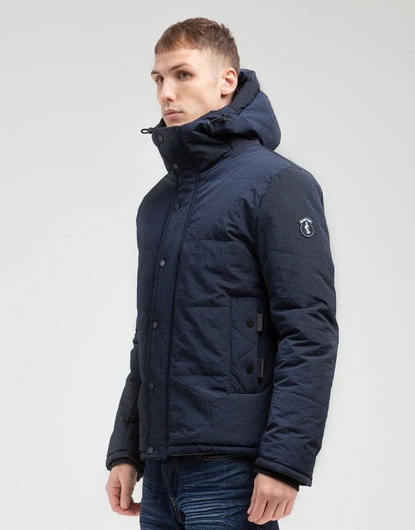 Куртка We Don’t Care Short Puffer Jacket Navy - фото 4