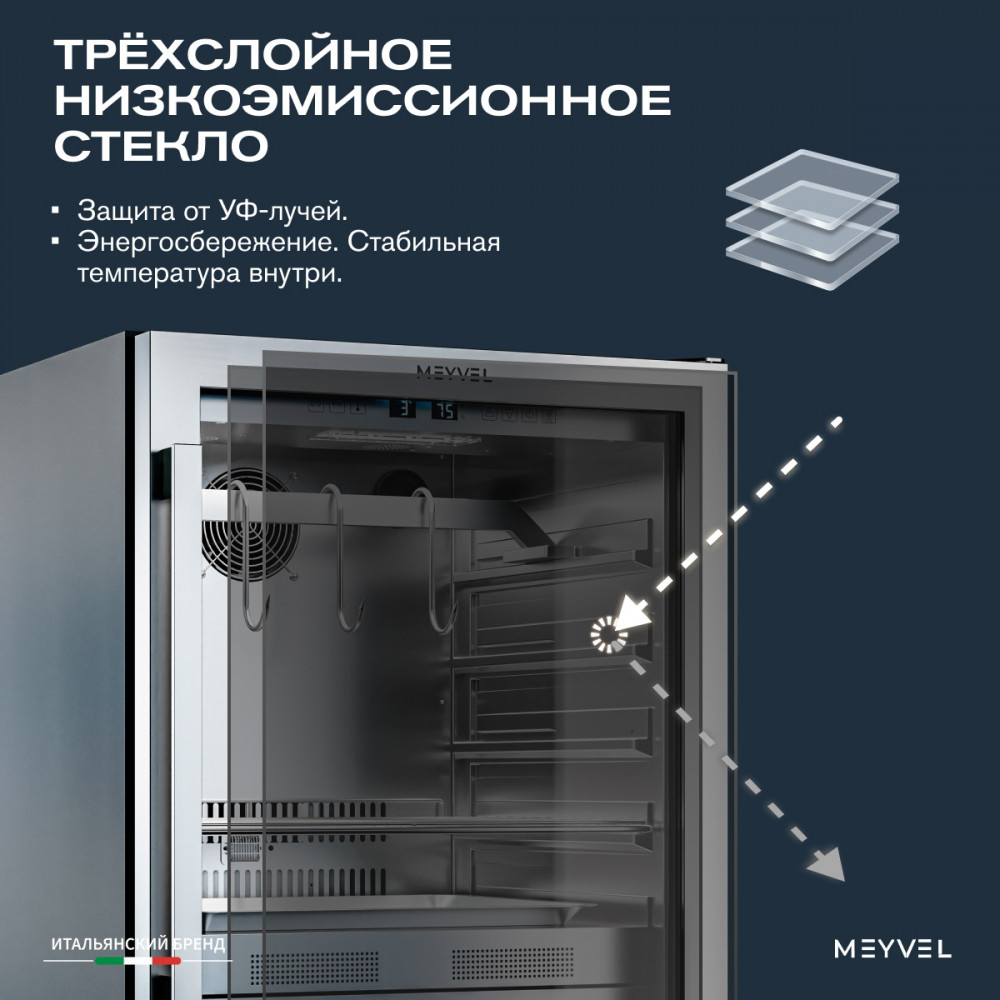 Холодильник для сухого вызревания мяса Meyvel MM-45SR