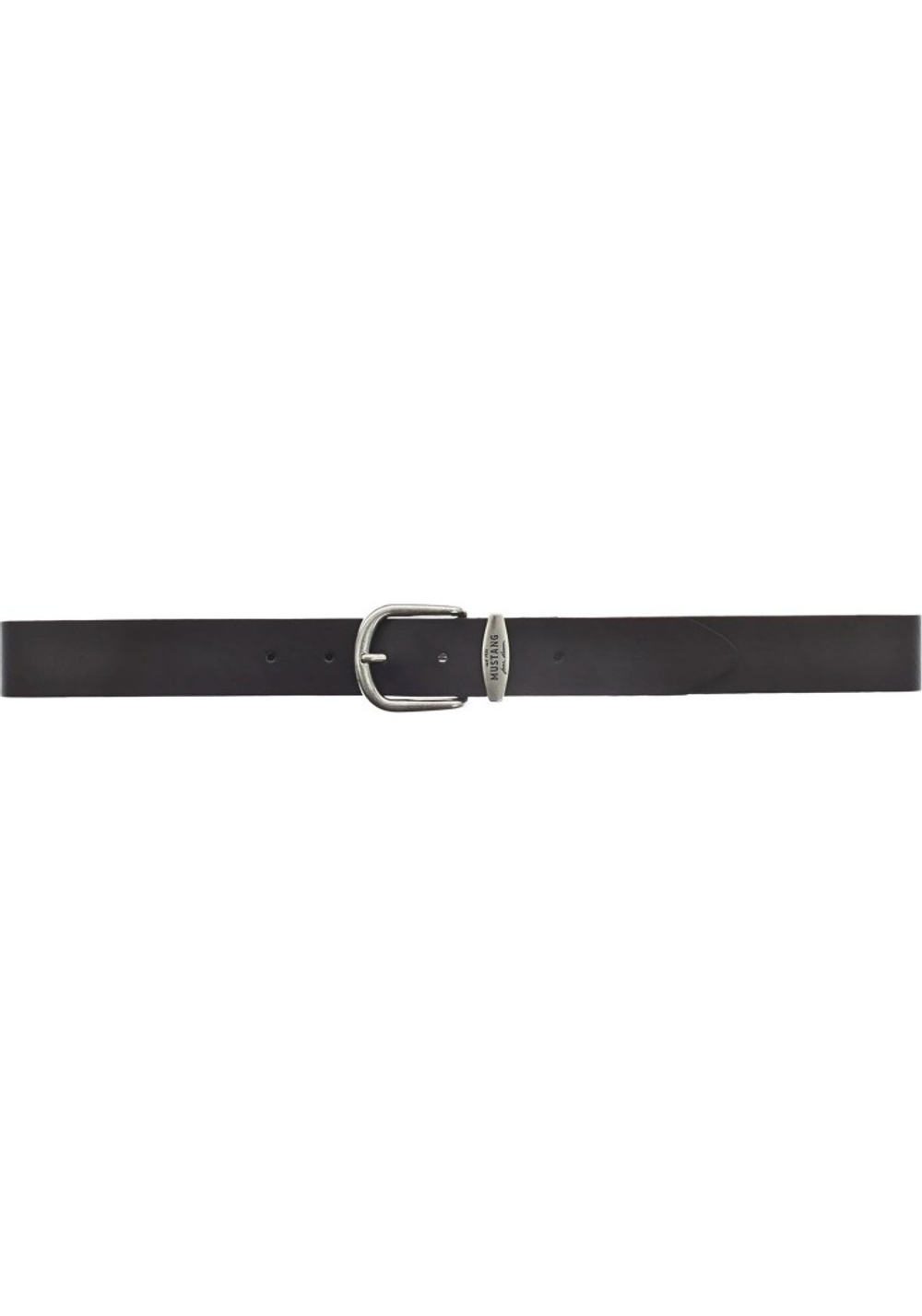 Ремень 35 mm with metal loop and buckle in polished silver MW3074L14-0690