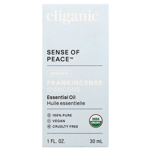 Cliganic, Sense of Peace™, органическое эфирное масло ладана, 30 мл (1 жидк. унция)