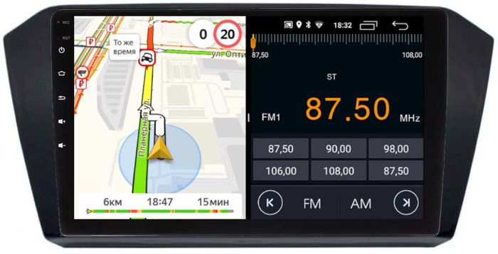 Магнитола для Volkswagen Passat 2015+ (без штатного усилителя) - Parafar PF370LUX2FHD на Android 13, CarPlay, 4G SIM-слот