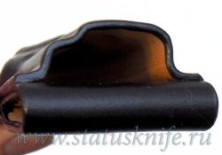 Чехол кожаный черный ZT 0801фотография - 3