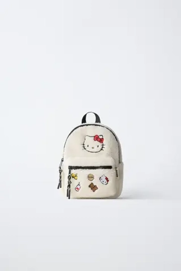 ZARA РЮКЗАК HELLO KITTY© SANRIO, ЭКРЮ