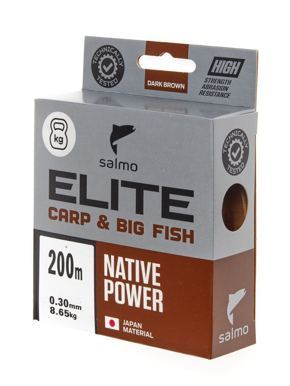 Леска монофильная Salmo Elite CARP & BIG FISH 200 м, 0,30 мм