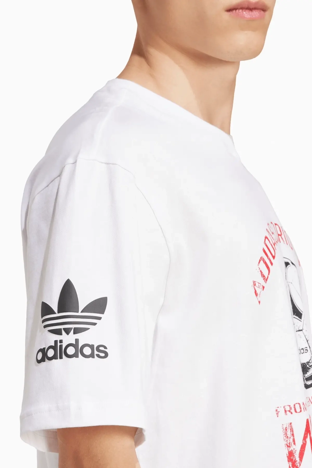 Футболка adidas 90s Football Tee - белый