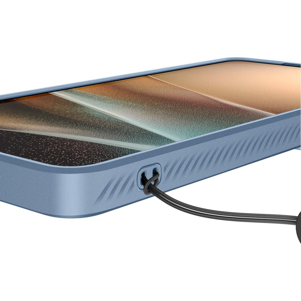 Чехол Spigen Optik Armor с защитой камеры для Galaxy S26 Ultra Light Blue