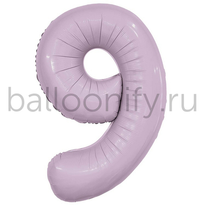 Шар ЦИФРА 9 Орхидея 40" 102 см