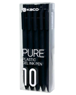 Ручка гелевая Xiaomi KACO Pure Plastic Gelic Pen (комплект 10шт) K1015