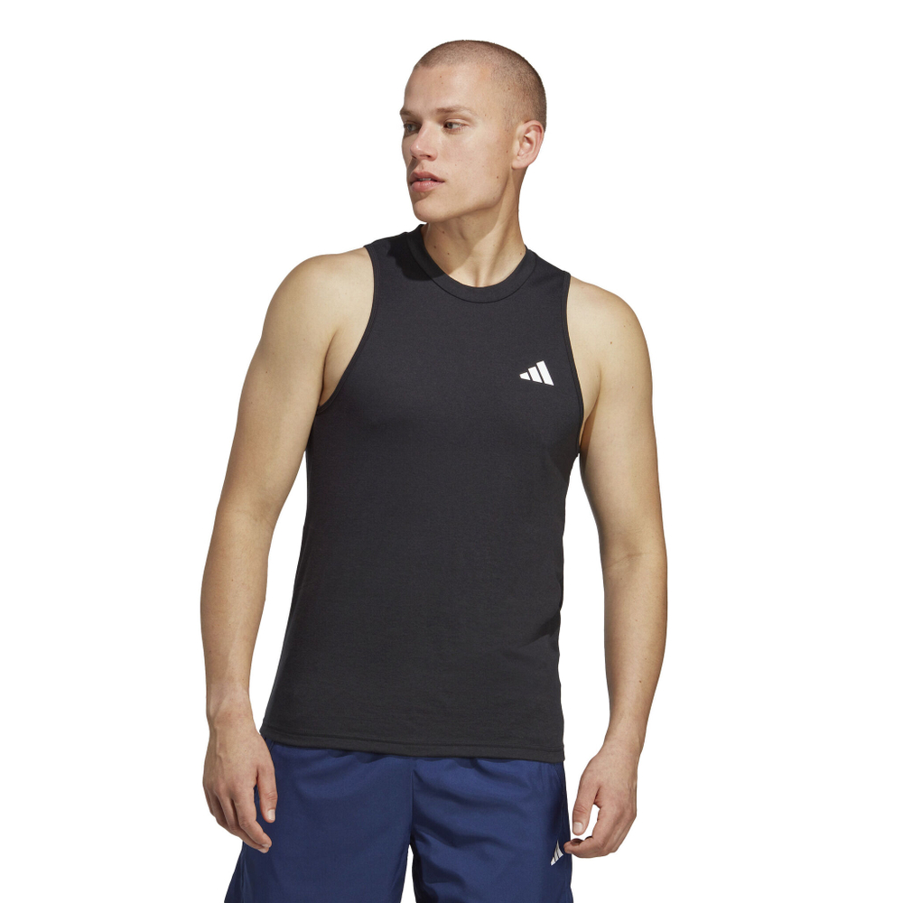 Мужское теннисное поло adidas Training Essential Feel Ready T-Shirt Men - Black
