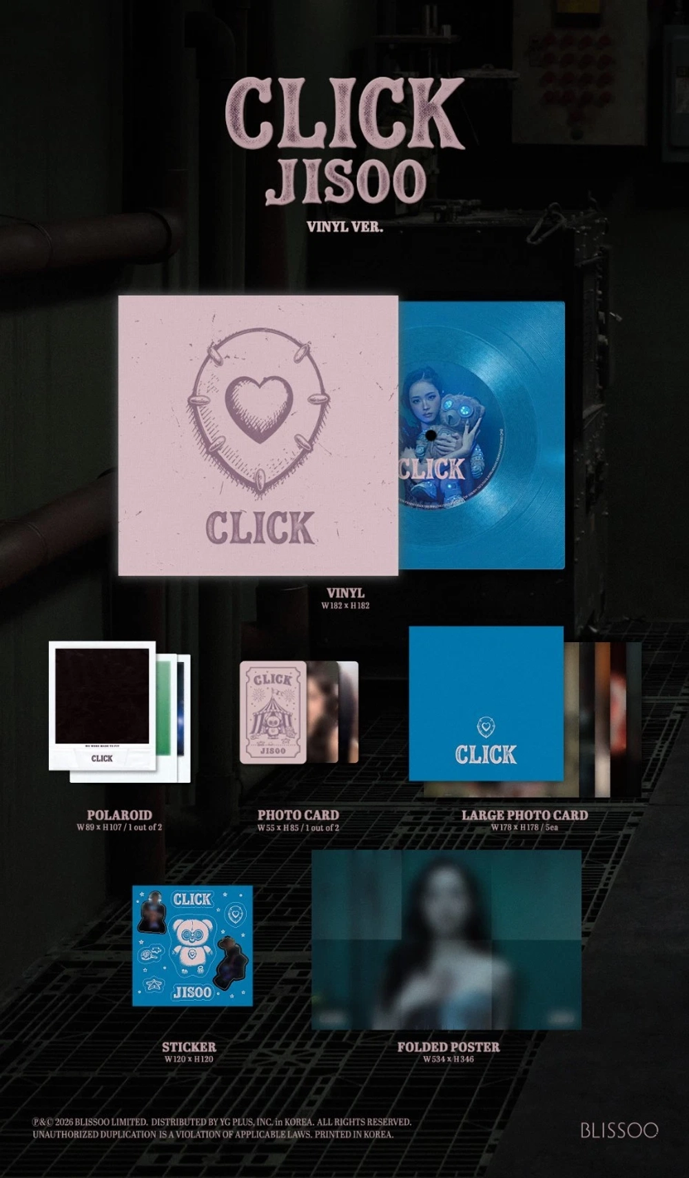 Винил JISOO - CLICK