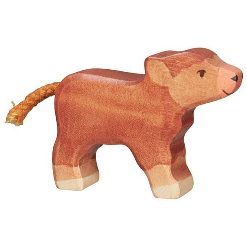 Scottish Highland Calf, маленький HOLZTIGER