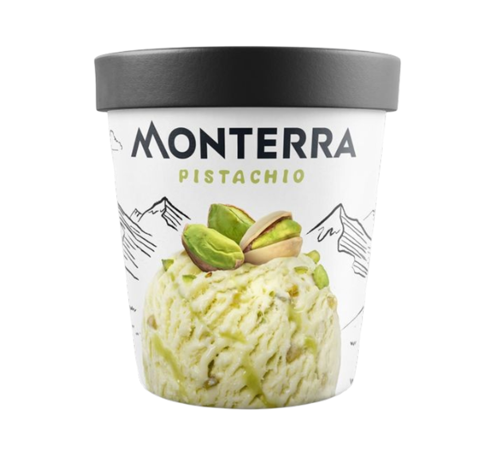 287Г МОРОЖЕНОЕ MONTERRA ФИСТАШКА БЗМЖ