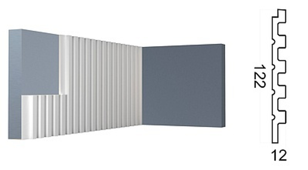 Панель Дюрополимер "Konture", Kr208SP, 2,7