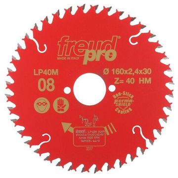 Диск пильный LP40M по дереву 160х30мм 40 зуб. Freud Pro LP40M008