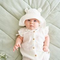 Песочник муслиновый с крылышками "Молоко" 0+