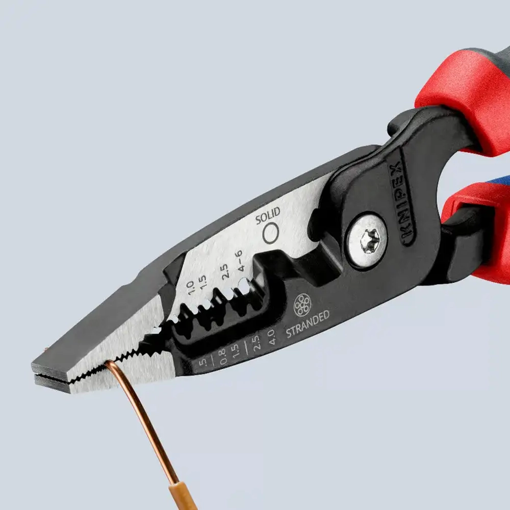 Многофункциональные клещи для электромонтажных работ Knipex 13 72 200 ME