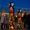 Надувной столб Масленица с подсветкой