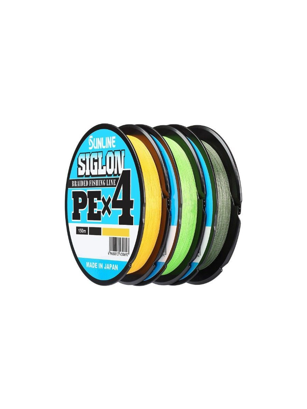 Плетеный шнур Sunline SIGLON PE 4 150m (Dark Green) #2.5/40LB