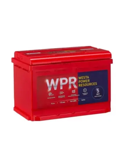Аккумулятор WPR PREMIUM 74 А/ч прямой L+ 276x175x190 L3 EN 760 А