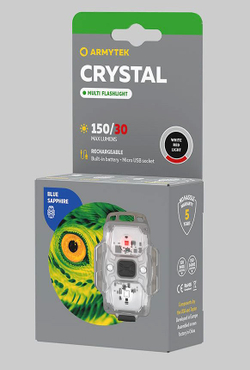 Фонарь Armytek Crystal (Blue Sapphire) F07001B