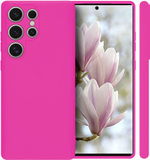 Мягкий Soft Touch чехол из силикона для SAMSUNG GALAXY S24 ULTRA с бархатной подкладкой