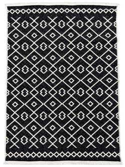 Ковер NUN KILIM NUN7 BLACK Прямоугольник