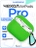 Чехол для Airpods Pro Gurdini прорезиненный soft touch c карабином Зеленый