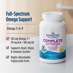 Nordic Naturals, Complete Omega™, лимон, 180 капсул