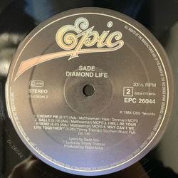 Винтажная виниловая пластинка LP Sade Diamond Life (Нидерланды, 1984)