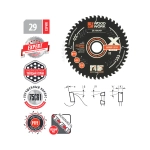 Диск пильный по дереву Эксперт 165x2,2/1,6x20 Z=48 A=-5 ATB=15 Woodwork 29.165.49