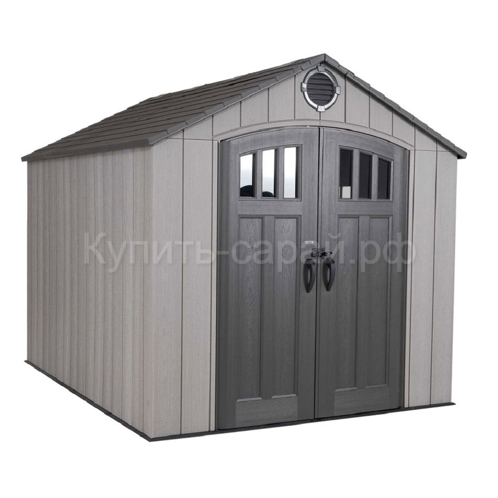 Пластиковый хозблок LifeTime WoodLook 8x10