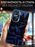 Дизайнерский чехол из пластика для HONOR 50 (не PRO!) и NOVA 9 с усиленной защитой камеры и глянцем