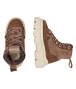 Кожаные ботильоны на платформе MATILDA SHEARLING INUIKII - коричневый(35203-028)