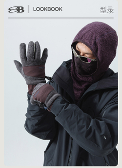 Перчатки Nothomme BlueMonte Fleece темно-серый
