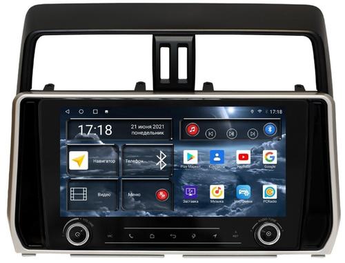 Магнитола для Toyota Land Cruiser Prado 150 2017-2023 - Redpower K 365 Android 10, Быстрая, Hi-Fi звук, CarPlay, SIM-слот