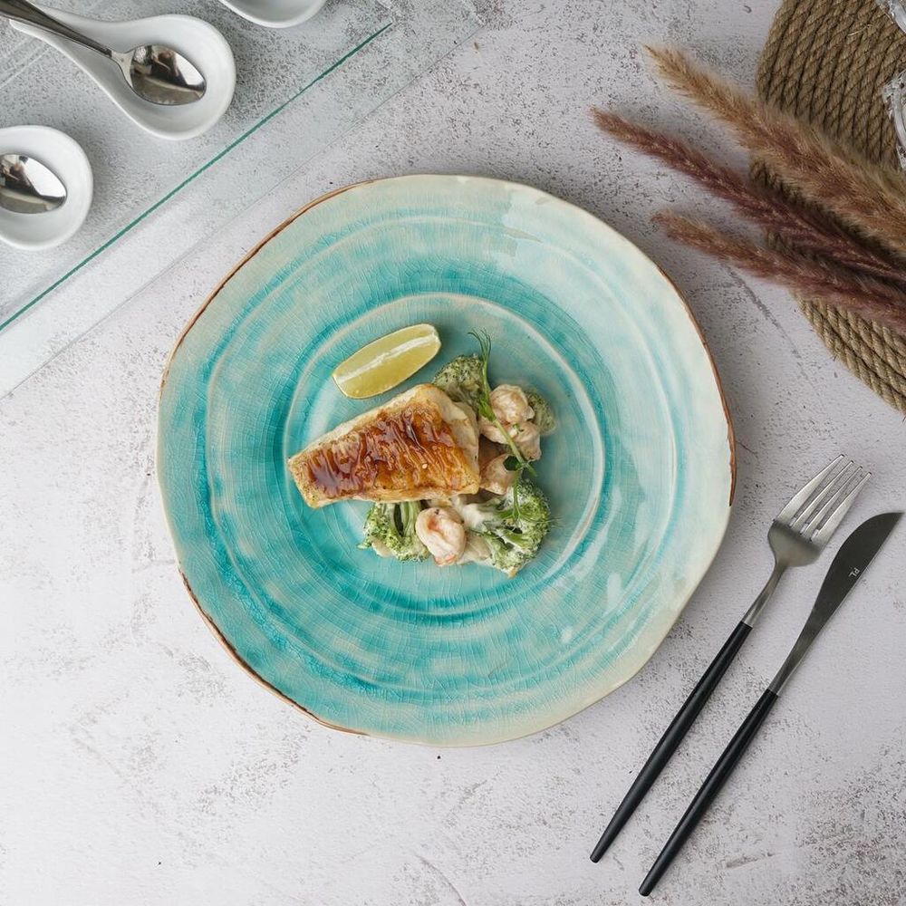 Тарелка d 26,5 см h3 см Sea Blue Frutti di Mare P.L. [1]