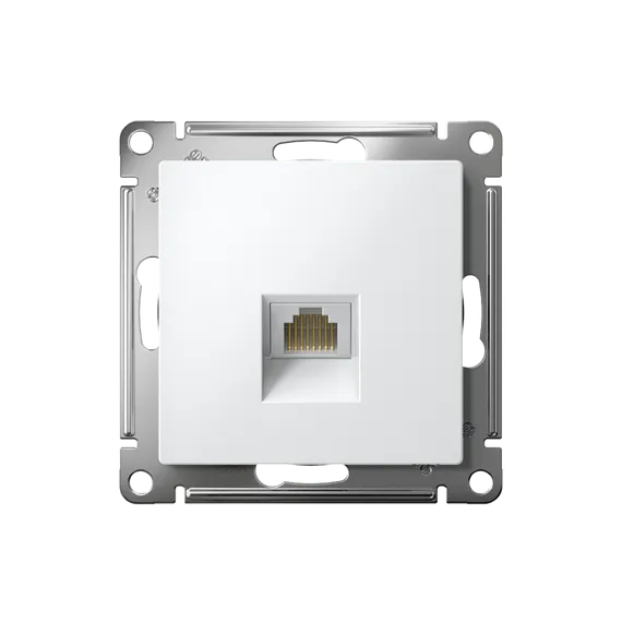Розетка компьютерная RJ45 Cat 5e Systeme Electric AtlasDesign Белый ATN000183