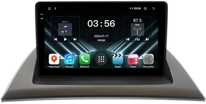 Магнитола для BMW X3 E83 2003-2010 - FarCar S280 монитор 9.5" IPS на Android 13, CarPlay