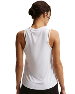 Женский топ теннисный Nike One Classic Dri-Fit Tank - white/black