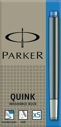 Картридж для перьевой ручки Parker Z11 неводостойкие чернила Blue