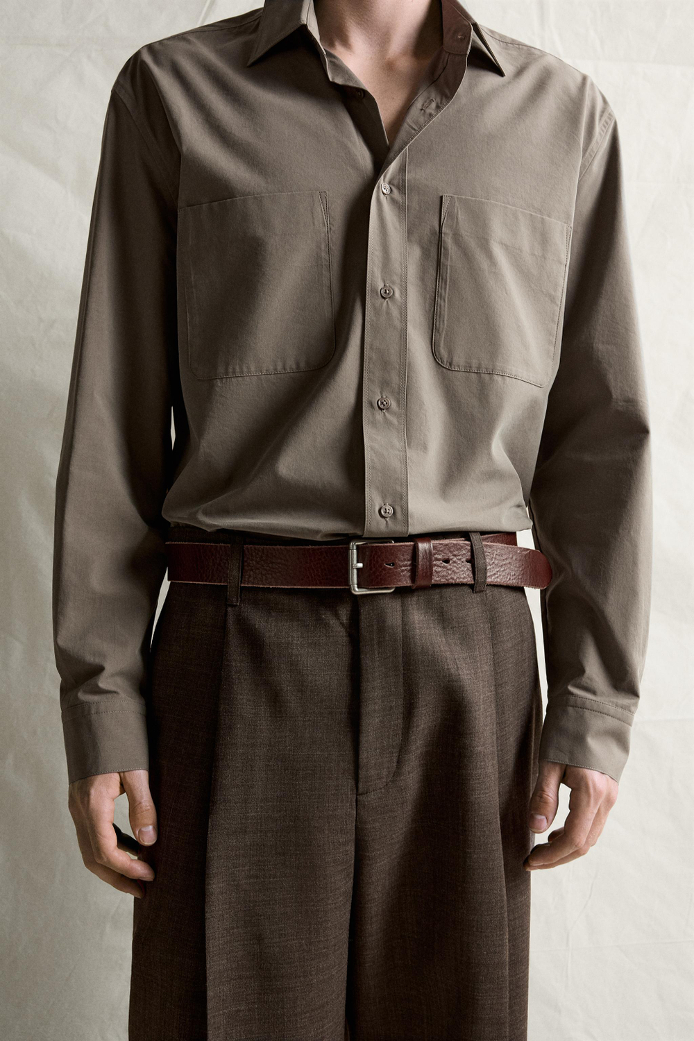 РУБАШКА RELAXED FIT С КАРМАНАМИ — ZARA · 3692/307