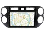 Магнитола для Volkswagen Tiguan 2011-2016 (рамка черная, прямоуг. кнопка) - Vaycar VA81-0489 на Android 13, Быстрая, 4G SIM-слот