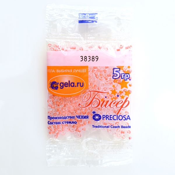 Бисер Preciosa 10/0, 50 г (10 шт по 5 г), цв.38389