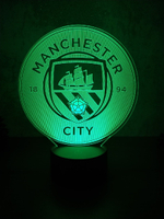 3D Светильник "Manchester City FC" (Манчестер Сити)