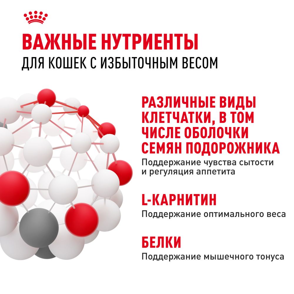 Уценка! Срок 26.08.26/ Сухой корм Royal Canin Light Weight Care для взрослых кошек для профилактики лишнего веса