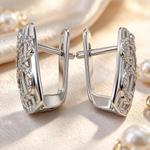 Ювелирные серьги из серебра 925 пробы